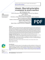 The Islamic Shariah Principles For Investment in Stock Market