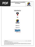 Submitted To: Document Management System (DMS) User Manual