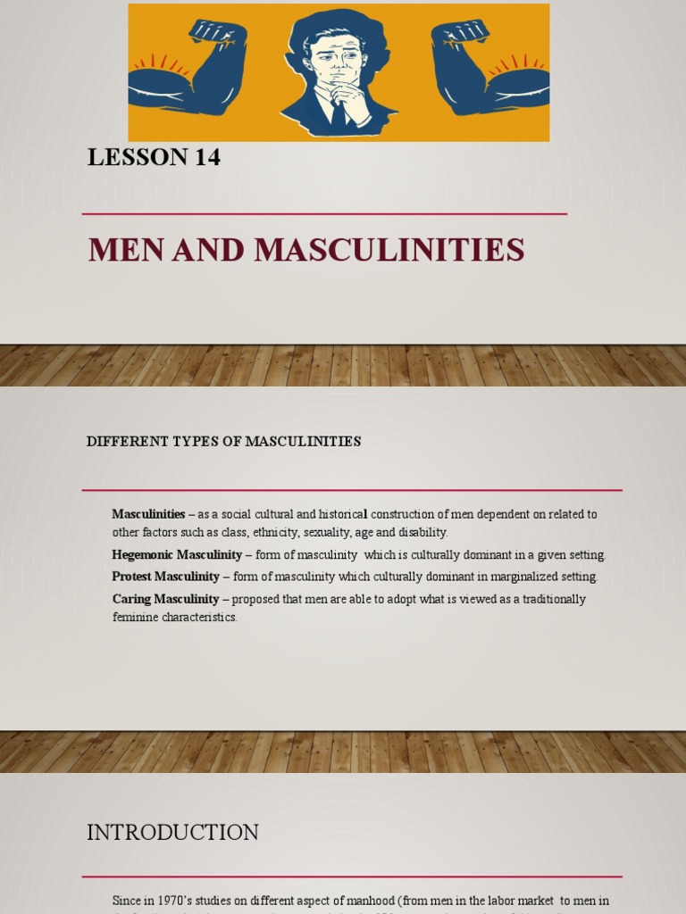 Types of Masculinities Explored | PDF | Masculinity | Gender