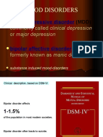 Mood Disorders: Major Depressive Disorder