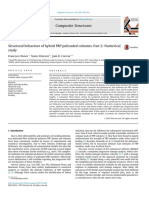 Structural Behaviour of Hybrid FRP Pultruded Columns. Part 2 - Numerical Study