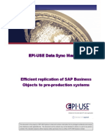 Efficient Replication of SAP Business Objects in Pre-Production Systems - Revision01