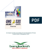 An Analysis and Recommendation For The New Entrant of Private Aviation Sector of Bangladesh, 2010'