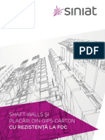 Siniat Sistemele Shaft Walls