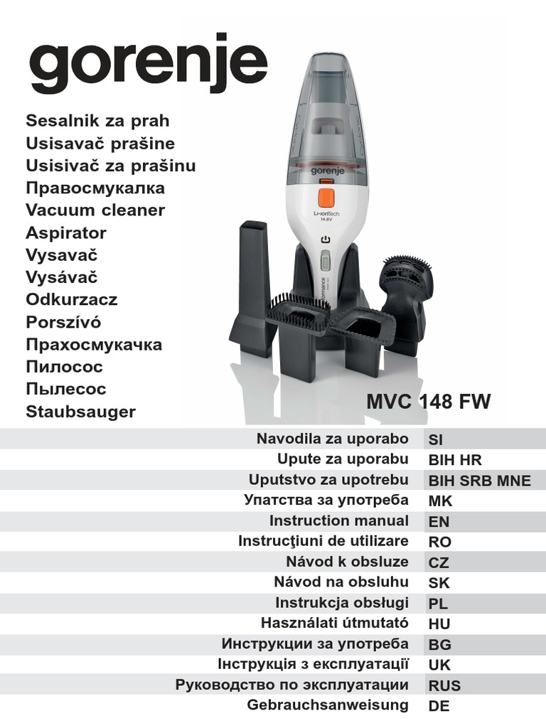 Gorenje MVC148FW | PDF