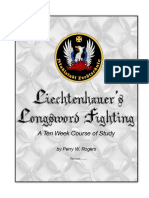 Liechtenhauer's Longsword Fighting: A Ten Week Course of Study