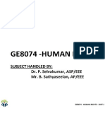 Ge8074 - Human Rights - Unit-1 PDF