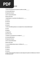 Communicable Diseases Exam