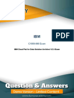 C1000-066 Exam: IBM Cloud Pak For Data Solution Architect V2.5 Exam