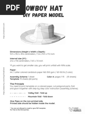 Cowboy_Hat_DIY_Paper_Model_RE2