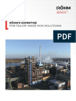 Brochure (EN) - Röhm's Expertise For Tailormade HCN Solutions