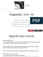 Week6 - PostgreSQL CH 6-10