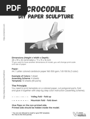 Crocodile_DIY_Paper_Sculpture_RE2