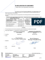 Eu Declaration of Conformity: CD330+ APF234071