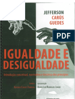 A Livro - IGUALDADE E DESIGUALDADE - Jefferson Carús Guedes