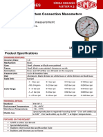 Pressure Gauges: Used For Pressure Measurement of Liquids and Gases