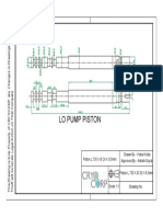 Lo Pump Piston: Piston L 735 X Ø 26 X 8.5mm Drawn by - Vishal Kotia Approved by - Ashish Goyal