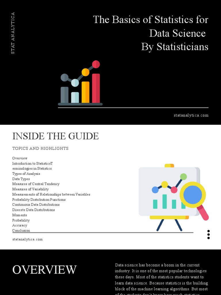 The Basics of Statistics For Data Science by Statisticians | PDF ...