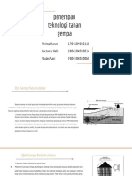 Kelompok 5 - PPT - Penerapan Teknologi Tahan Gempa+Jawaban - Teknologi Bangunan