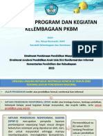 Kebijakan, Program Dan Kegiatan Kelembagaan PKBM