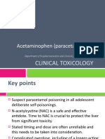 Acetaminophen (Paracetamol) : Clinical Toxicology