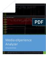 Media Experience Analyzer - Getting Started Guide