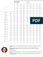 Hydration Tracker: Hey There! You've Just Downloaded A Free Sample of This Planner Template A.K.A. Demo