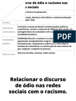 Discurso de Odio e Racismo Nas Redes Sociais5131