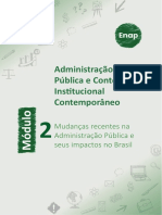 Administração Pública e Contexto Institucional Contemporâneo