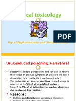 Clinical Toxicology: Dep. of Biopharmaceutics and Clinical Pharmacy