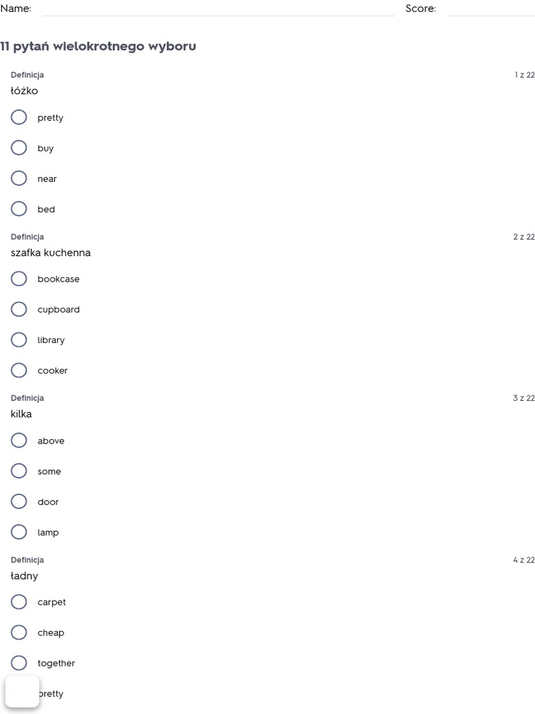 Test - Flash 4 Module 3 - Quizlet | PDF