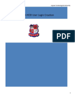 Manual of HOD User Login Creation - 552960