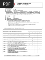 College of Teacher Education FIL 323 - Course Syllabus: 1. Course Number 2. Course Name