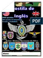 Apostila de Inglês (CN, Epcar, Eam, Essa, Eear, Espcex, Afa, Efomm, en e Ita)