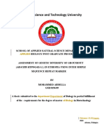 Genetic diversity of groundnut in Ethiopia