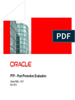 PTP - Post Promotion Evaluation