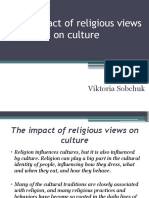 Religious Views Impact Culture