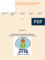 Indira Gandhi Vs Raj Narain: Constitution: Case Study Based Project