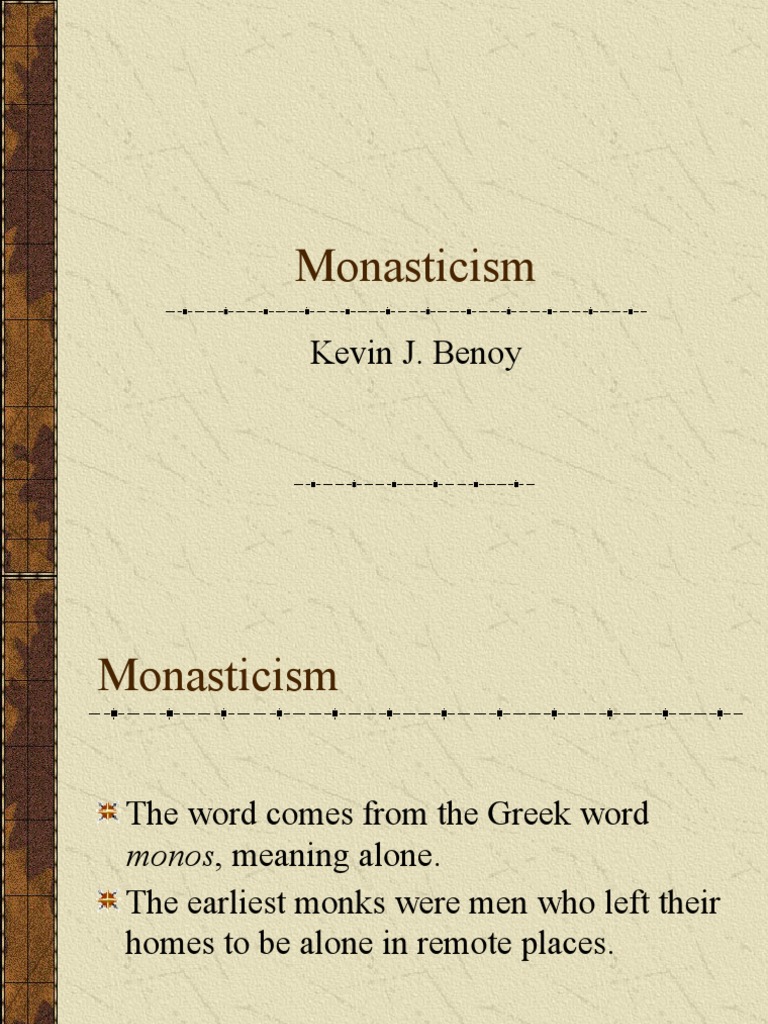 History and Impact of Monasticism | PDF | Monastery | Monk