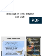 Introduction To The Internet and Web