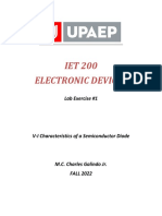 V-I Characteristics of a Diode Lab