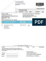 PT Pamapersada Purchase Order for License Renewal
