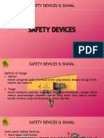 Perangkat Keselamatan Kerja (Safety Devices) Overhead