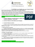 Plano de Trabalho de Estágio Pedagogia 2022 - Reformulação Devido À Pandemia Covid-19