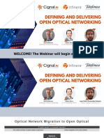 Defining and Delivering Open Optical Networking