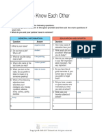 01 Intermediate I Handout 1 Unit 1 Education Getting To Know Each Other