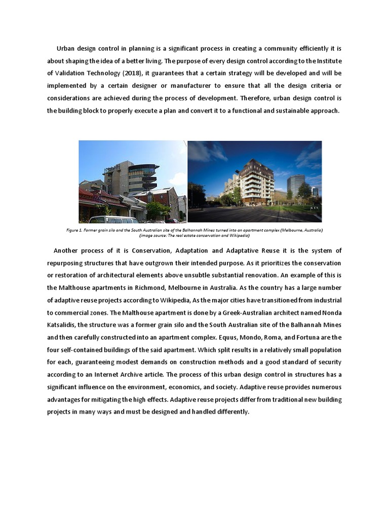 Urban Design Control and Adaptive Reuse | PDF | Zoning | Design