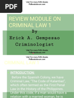 (CLJ) Criminal Law Book 1