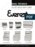 Manual técnico máquinas de gelo em cubo