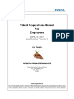 110 - Talent Aquisition Manual - Employee - Ver 1